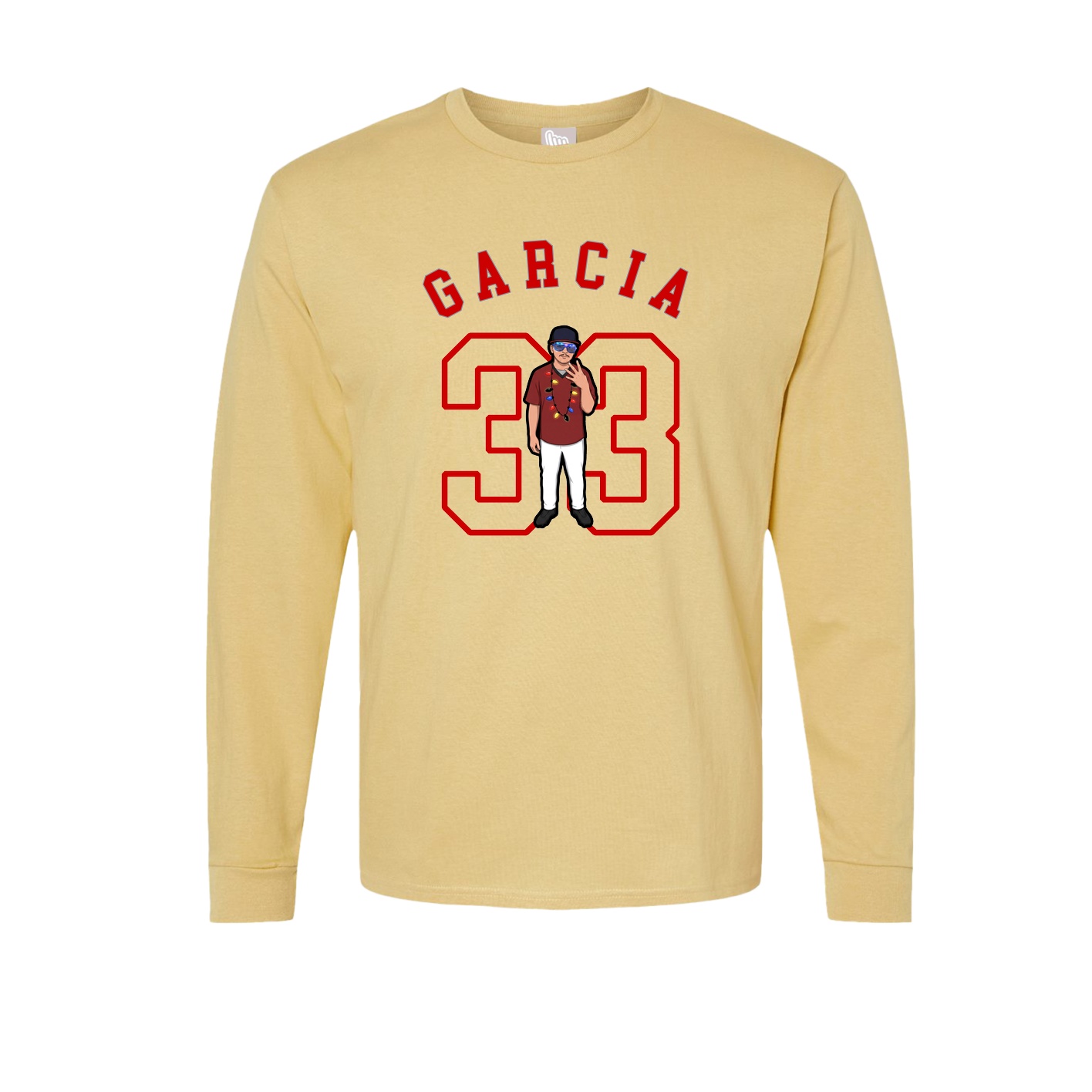Long Sleeve Tee — Shirsey Arch in Vegas Gold