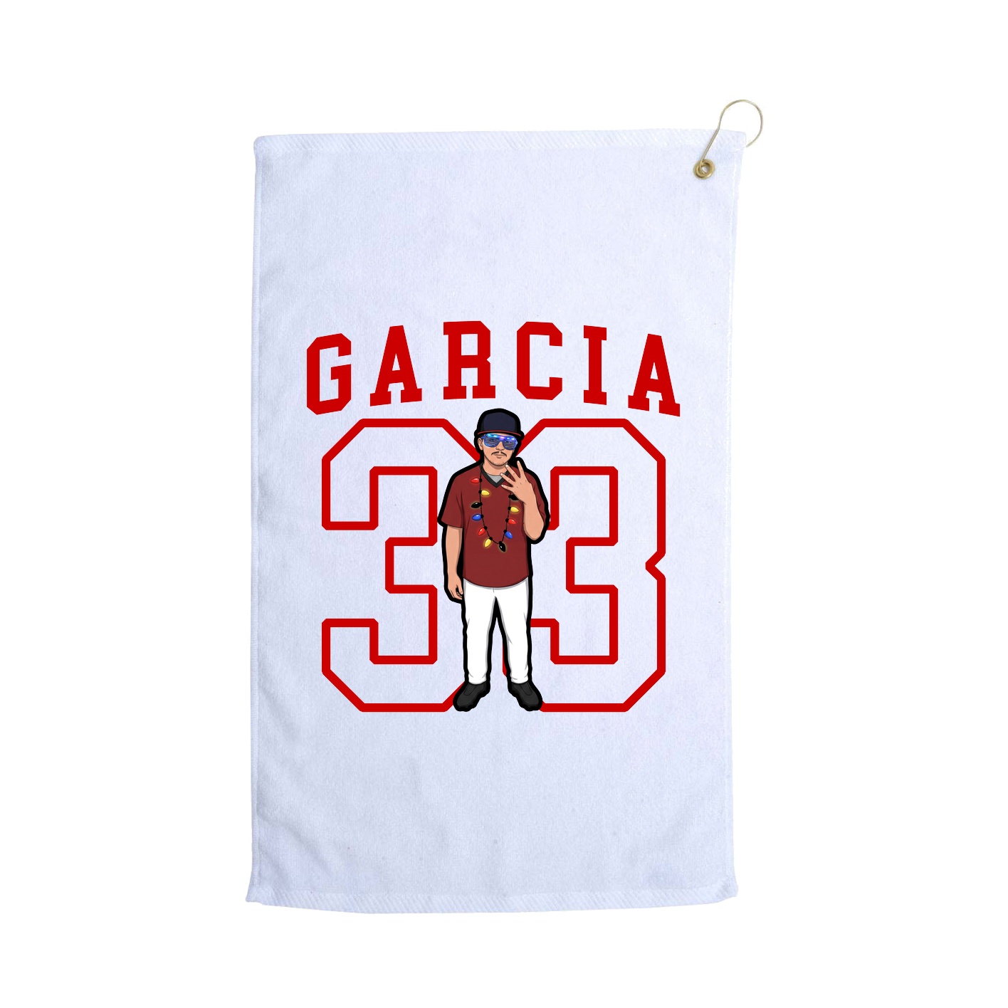 Golf Towel — Shirsey in White