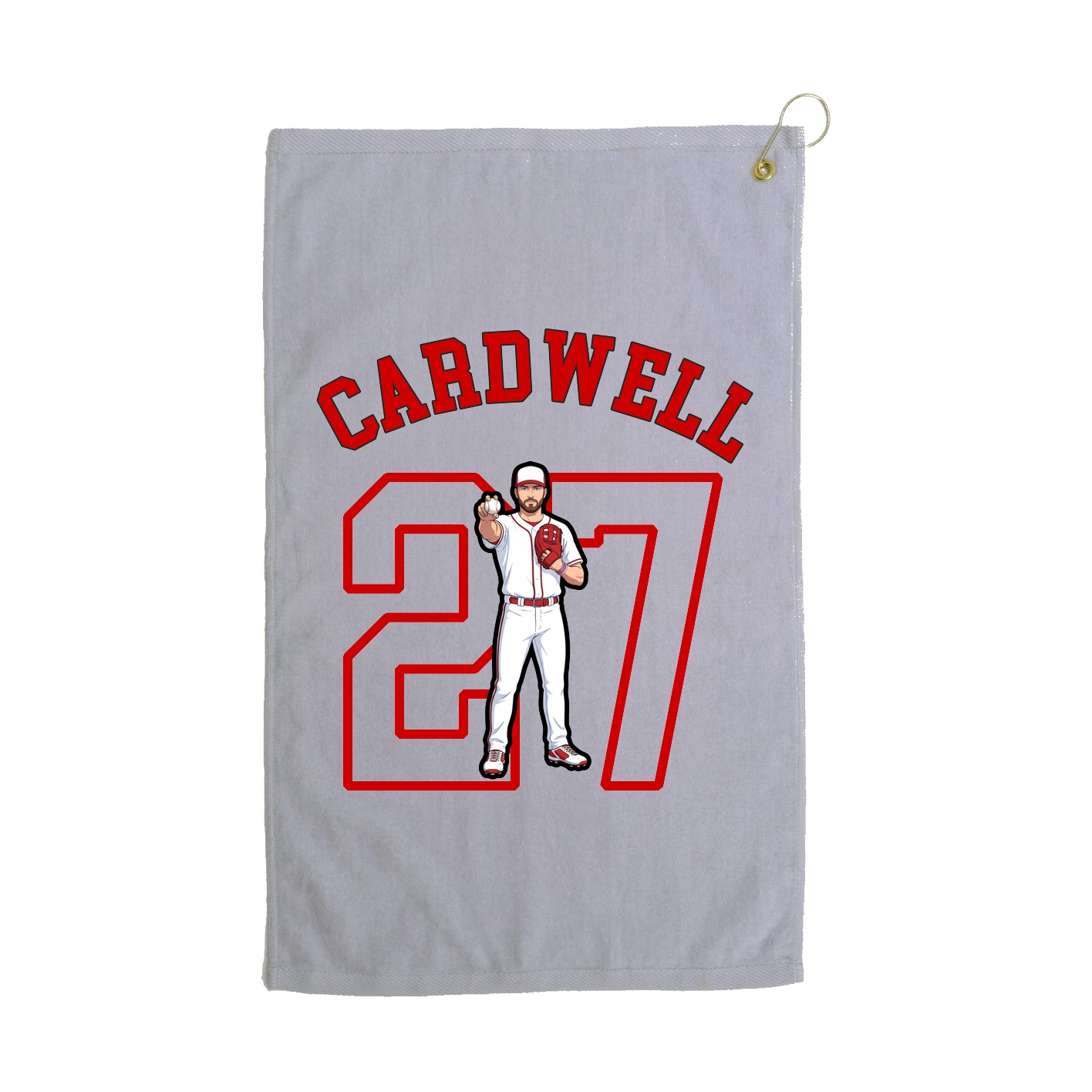 Golf Towel — Shirsey Arch in Grey