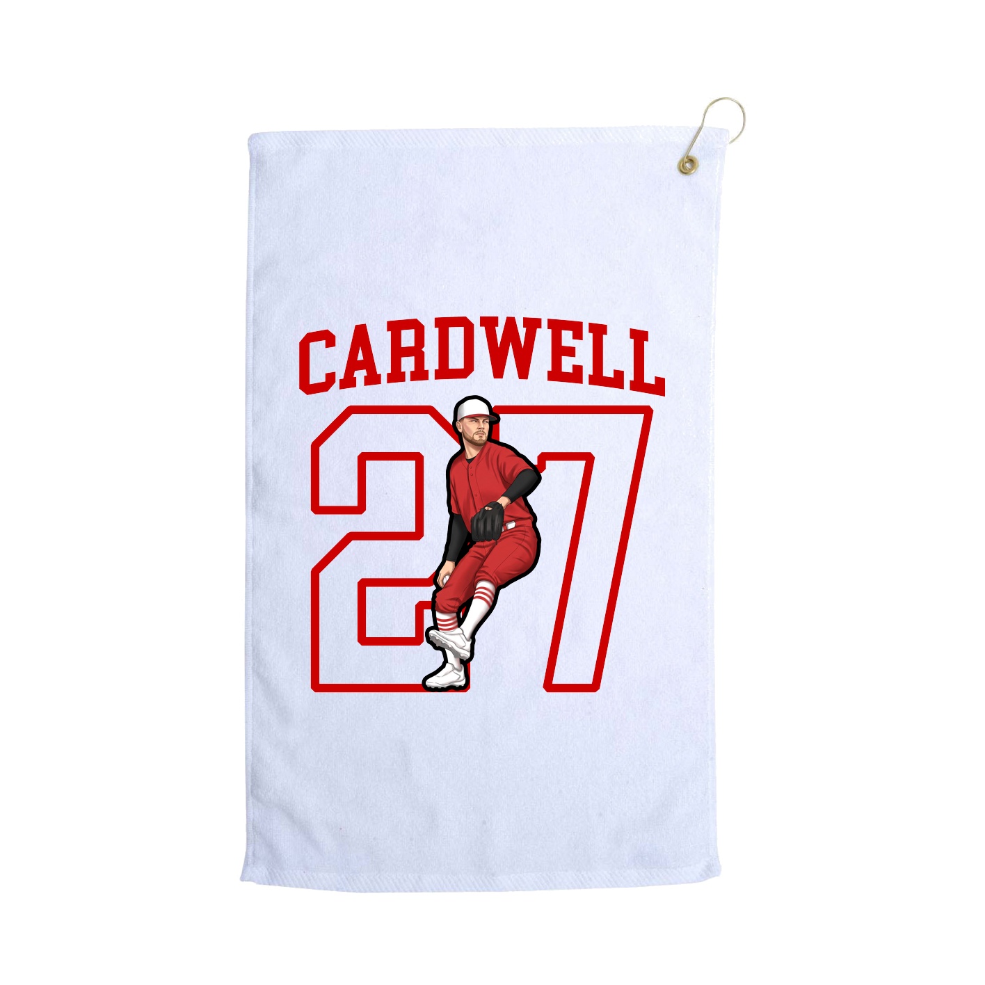 Golf Towel — Shirsey in White