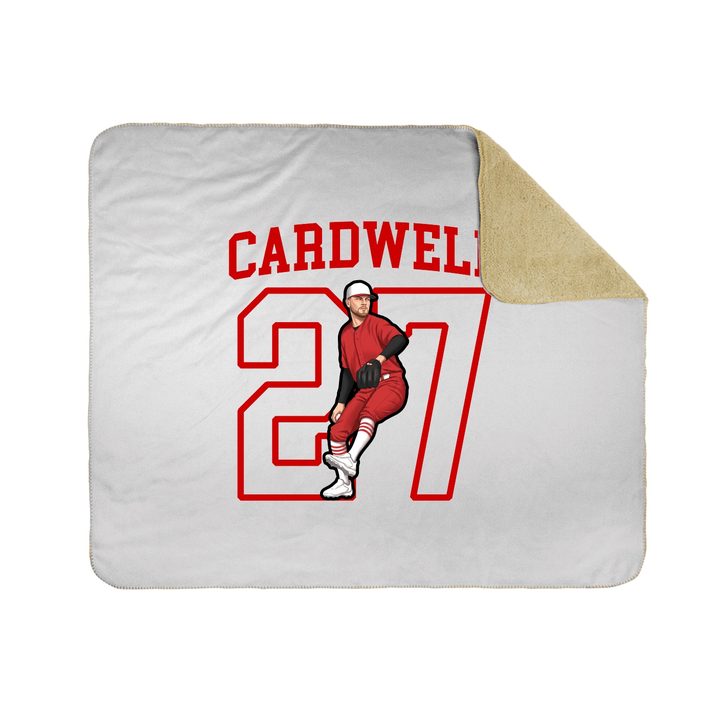 Throw Blanket — Shirsey in White