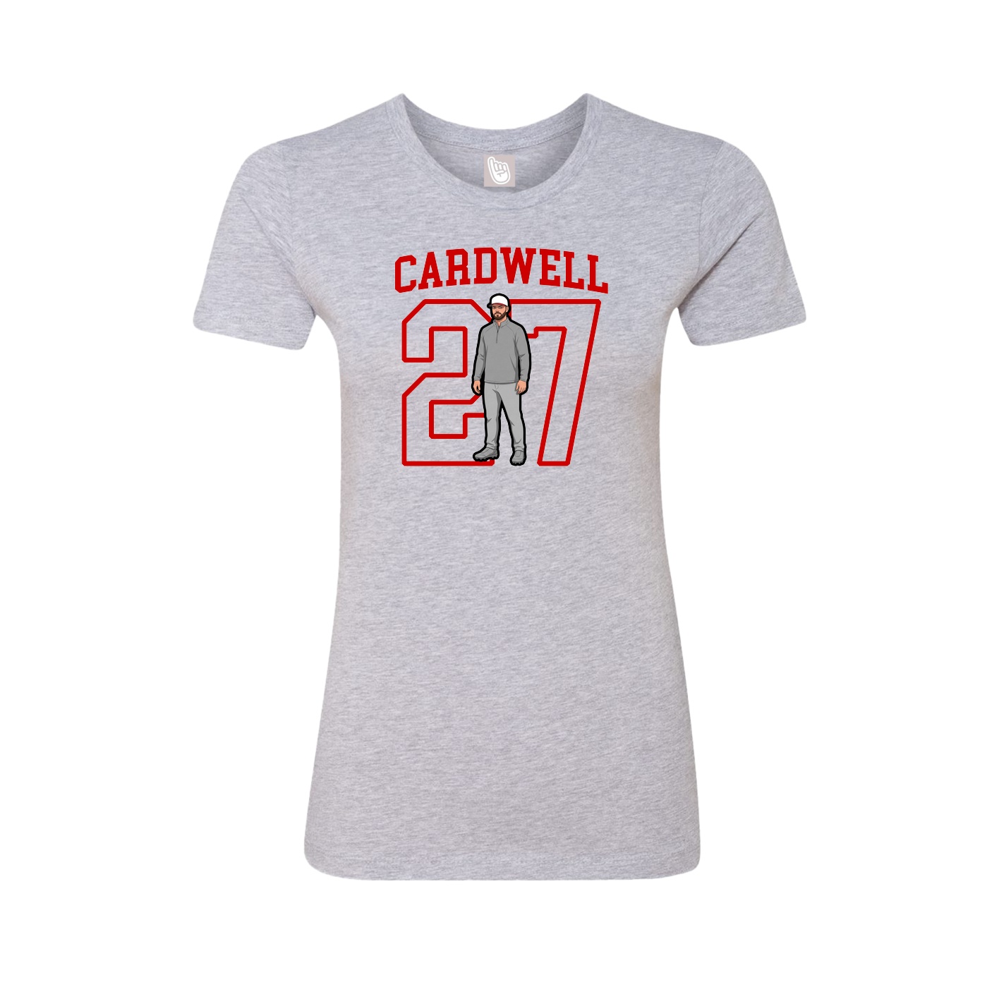 Fitted Women's Tee — Shirsey in Grey