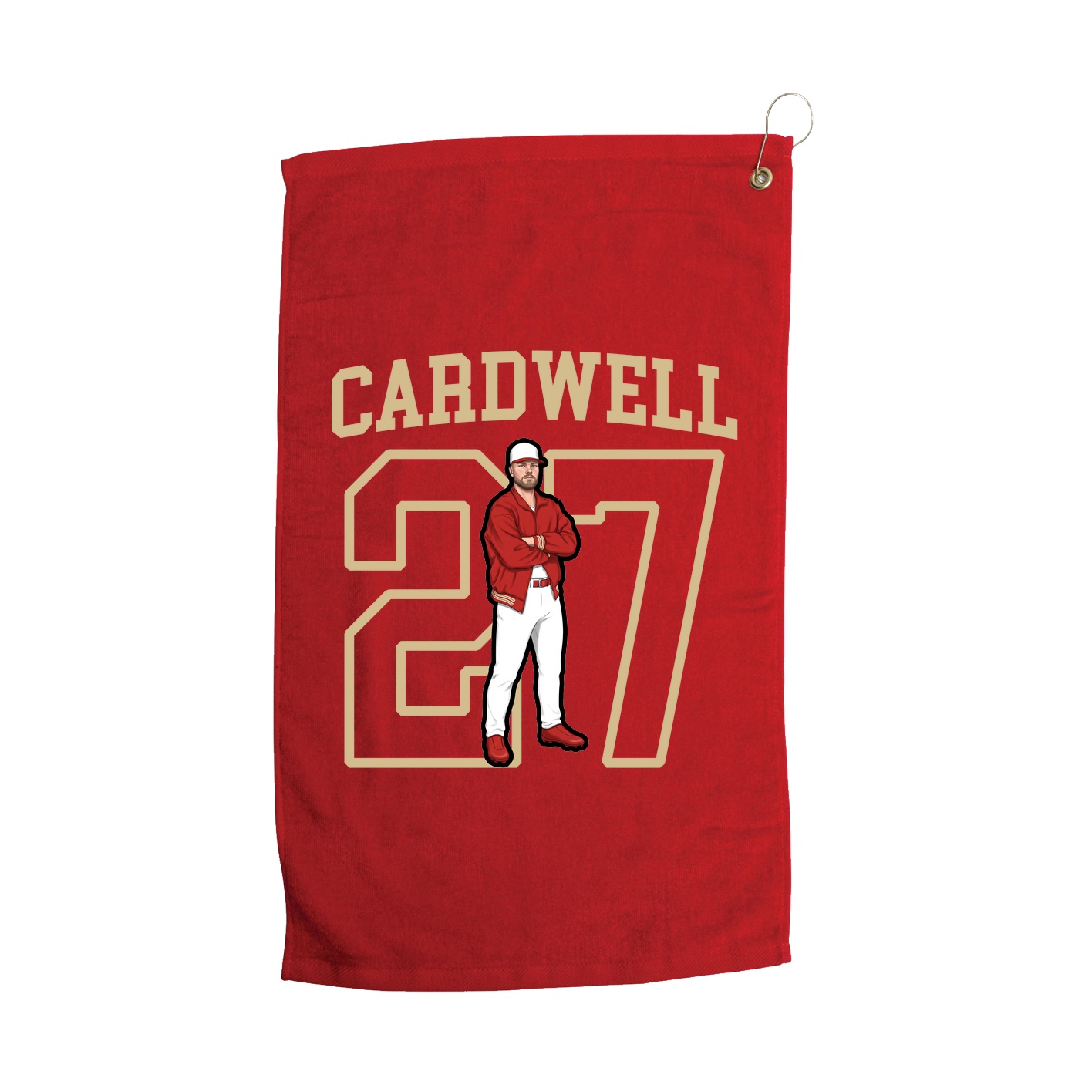 Golf Towel — Shirsey in Red