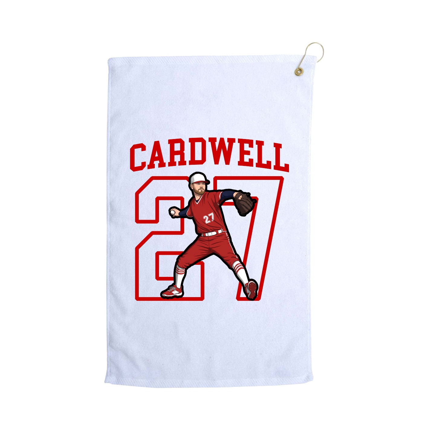 Golf Towel — Shirsey in White