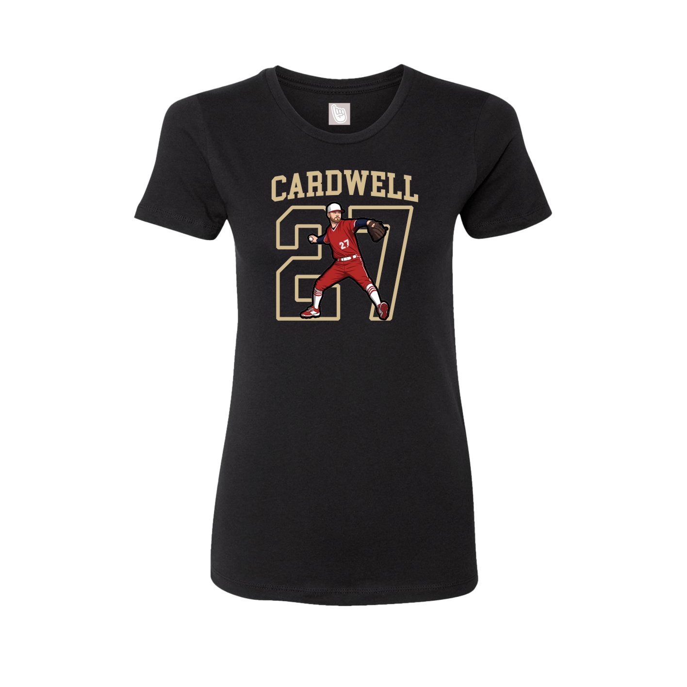 Fitted Women's Tee — Shirsey in Black