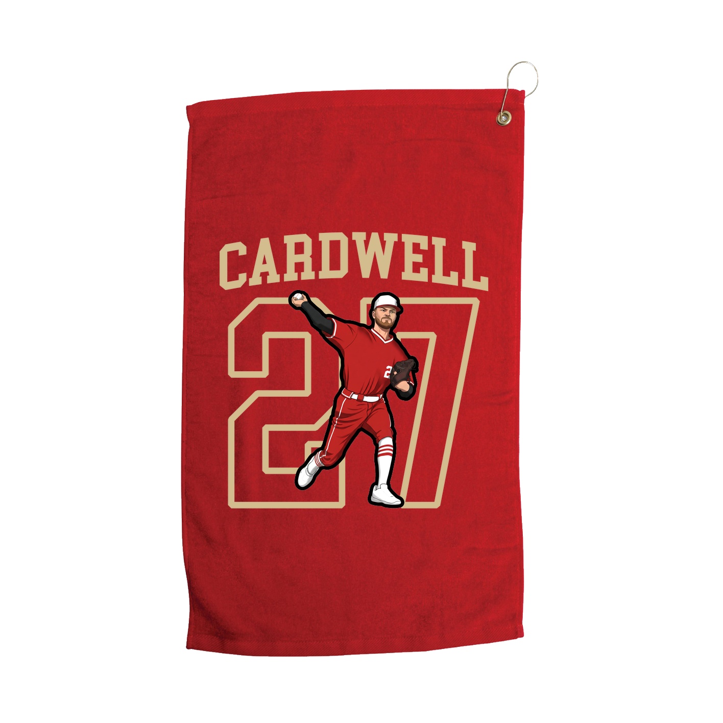 Golf Towel — Shirsey in Red