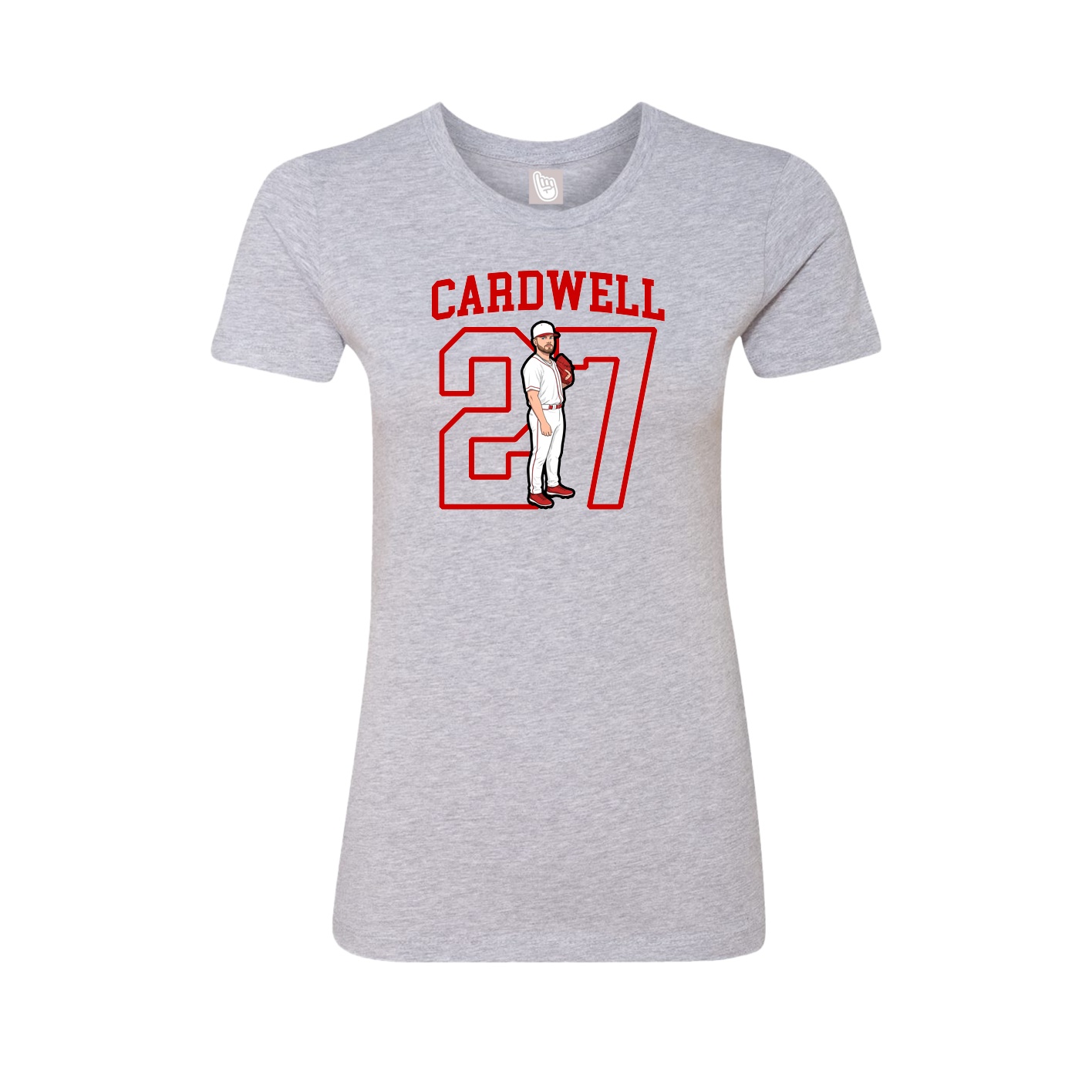 Fitted Women's Tee — Shirsey in Grey