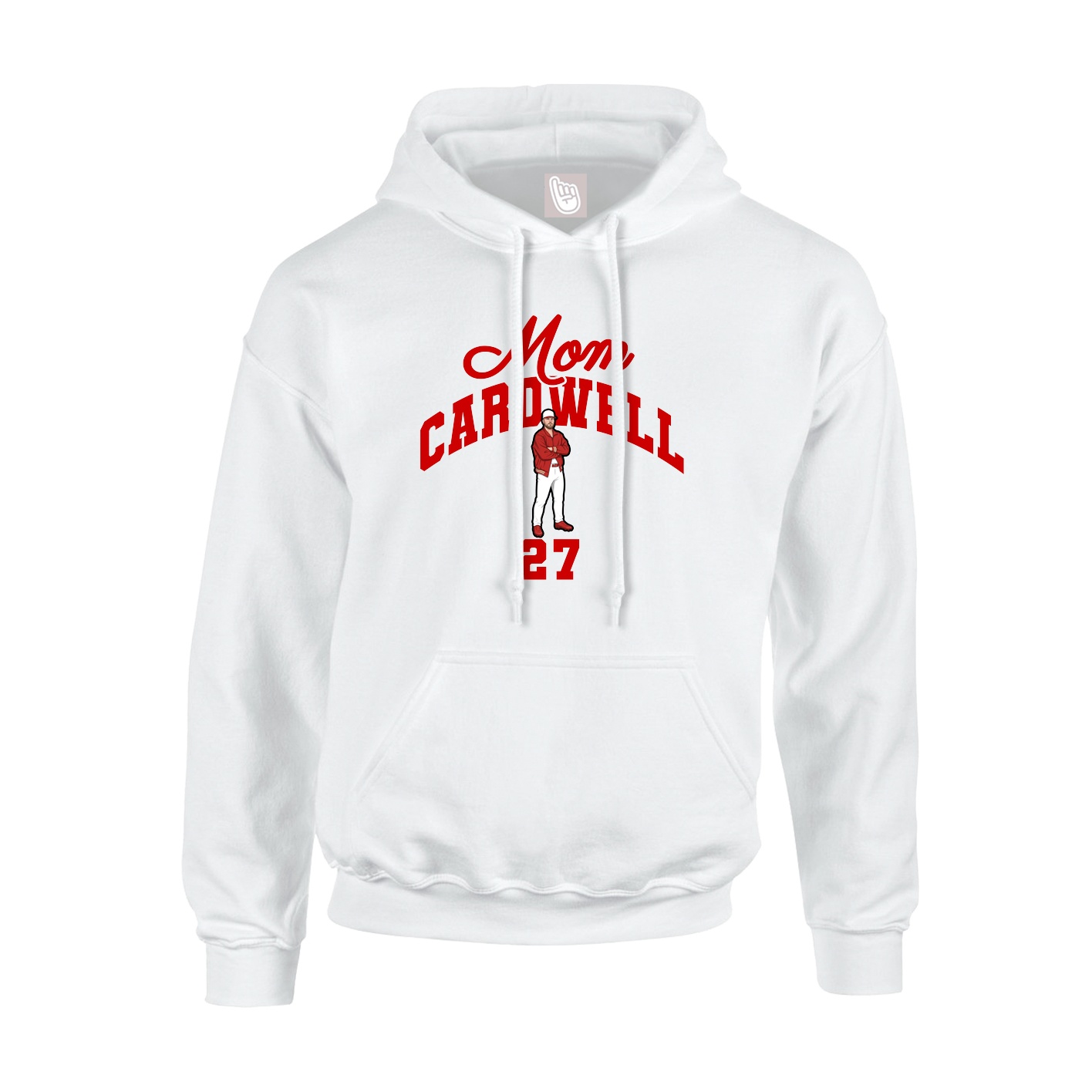 Hoodie — Mothers Day Arch in White