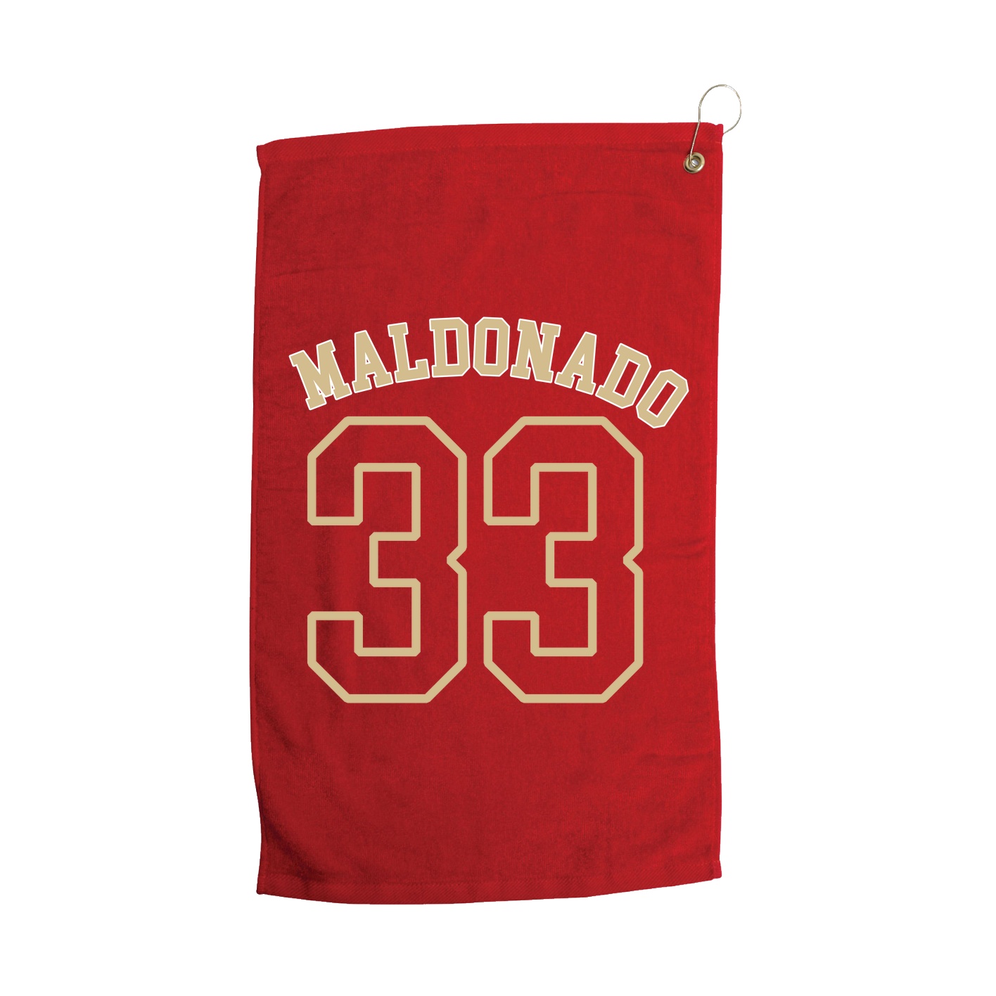 Golf Towel — Shirsey Arch in Red
