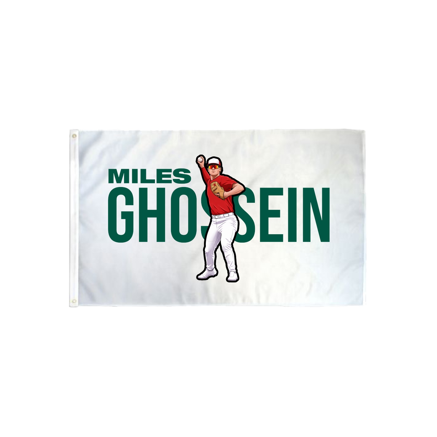 3x5 Flag — Player Name in Classic