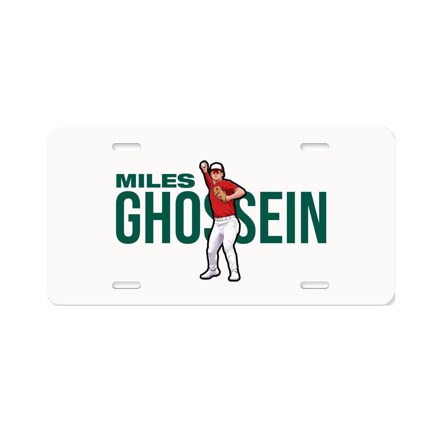License Plate — Player Name in Classic