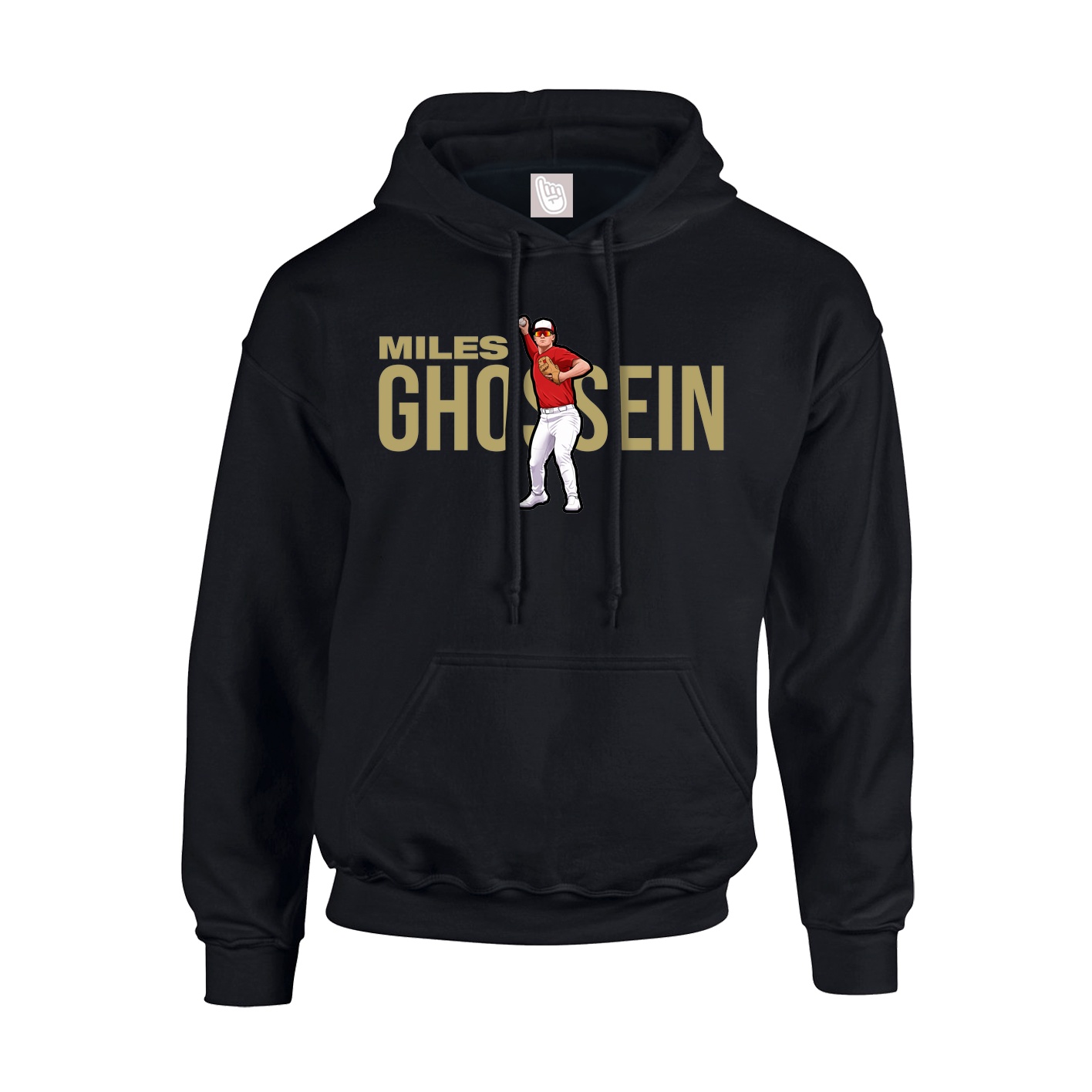 Hoodie — Player Name in Black