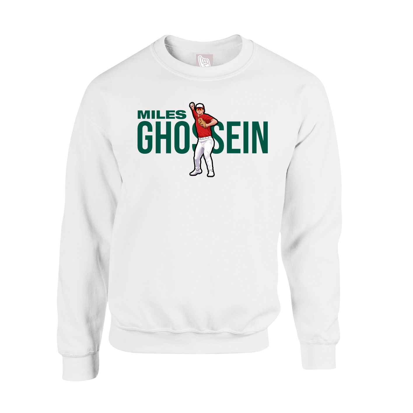 Fleece Crew — Player Name in White