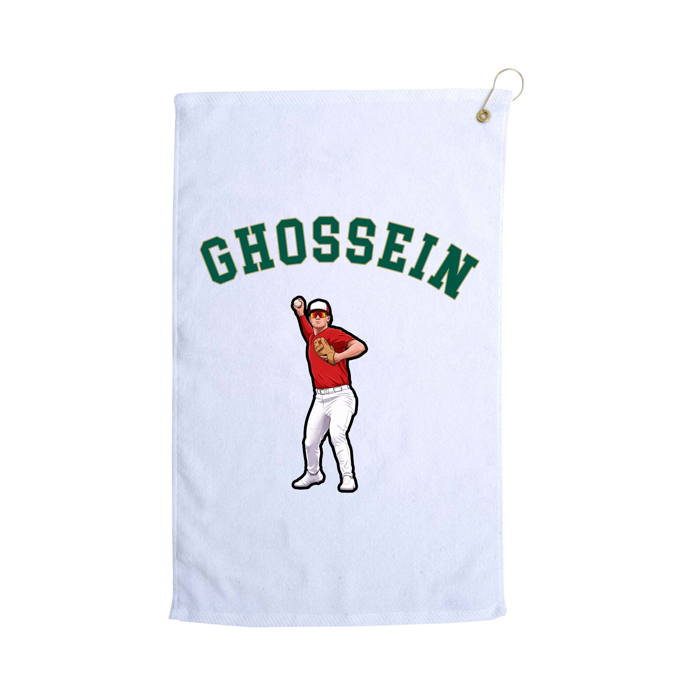 Golf Towel — Shirsey Arch in White