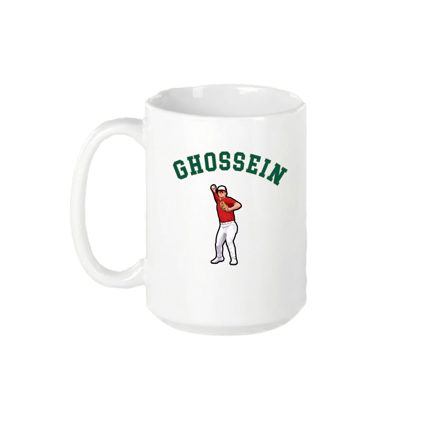 15oz Coffee Mug — Shirsey Arch in White