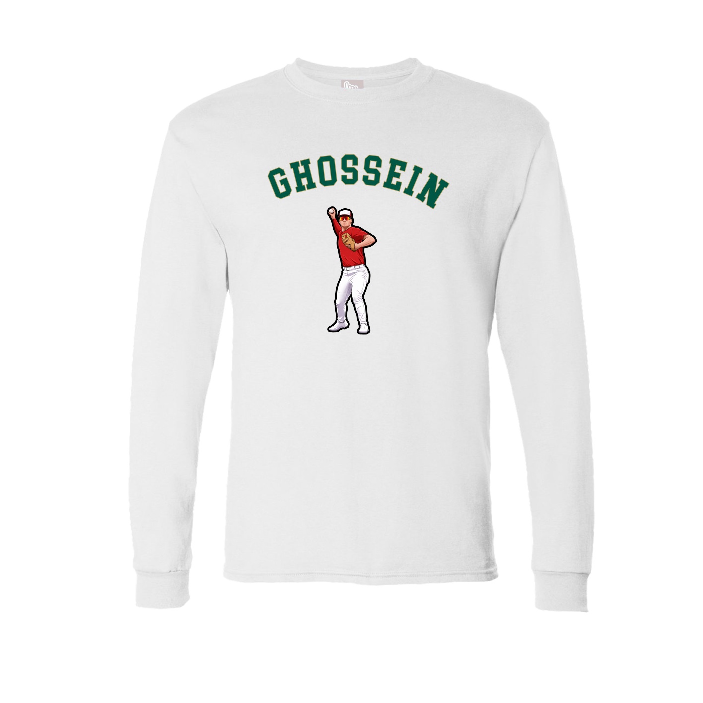 Long Sleeve Tee — Shirsey Arch in White