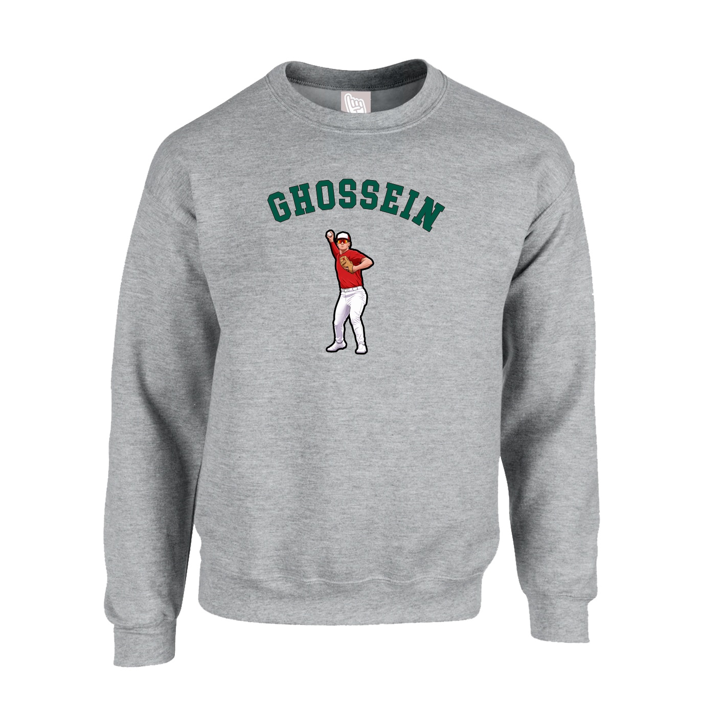 Fleece Crew — Shirsey Arch in Grey