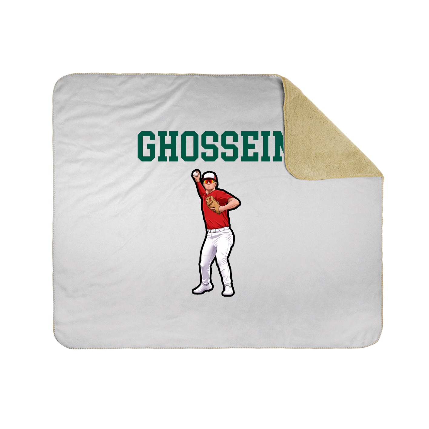 Throw Blanket — Shirsey in White