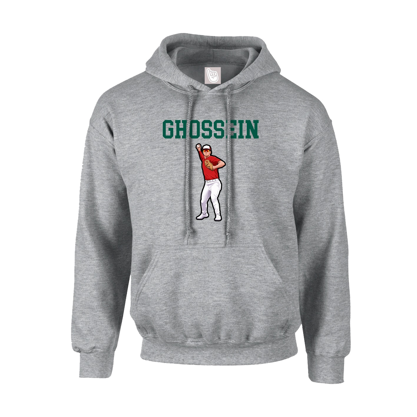 Hoodie — Shirsey in Grey
