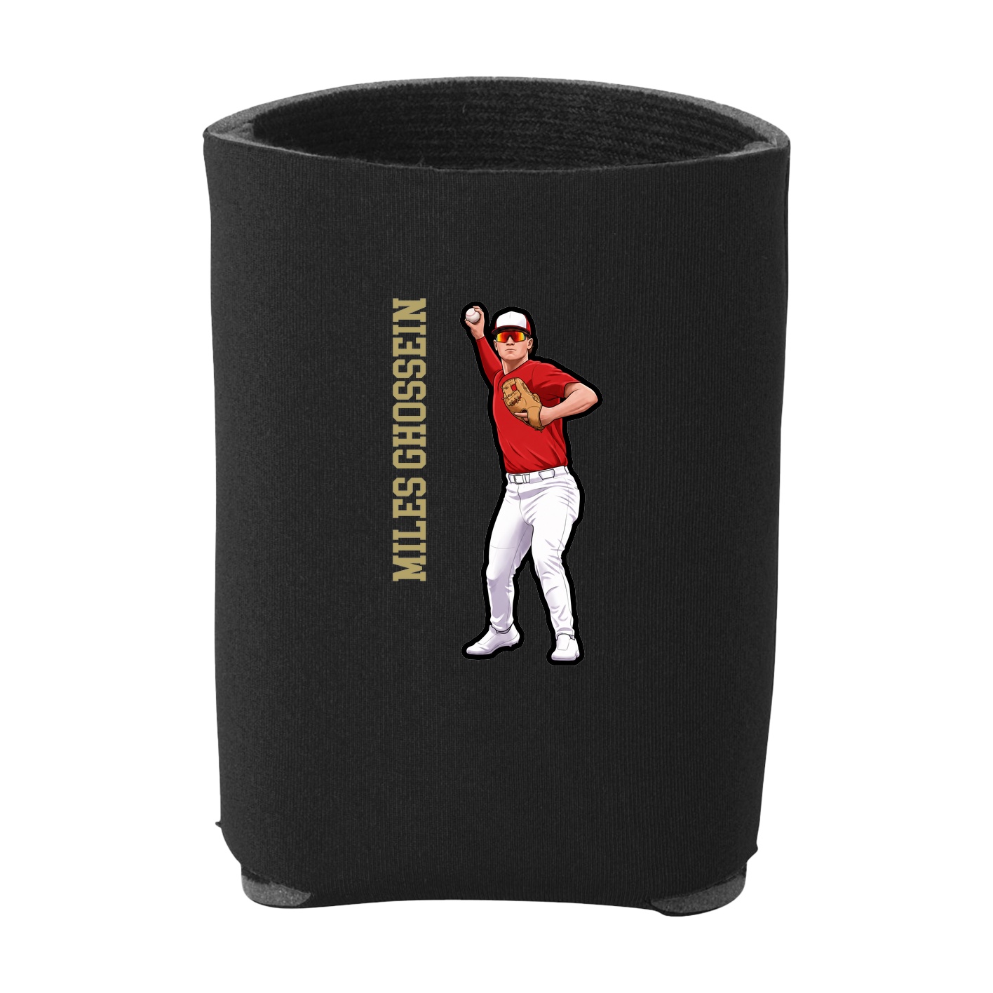 Can Holder — Name Vertical in Black