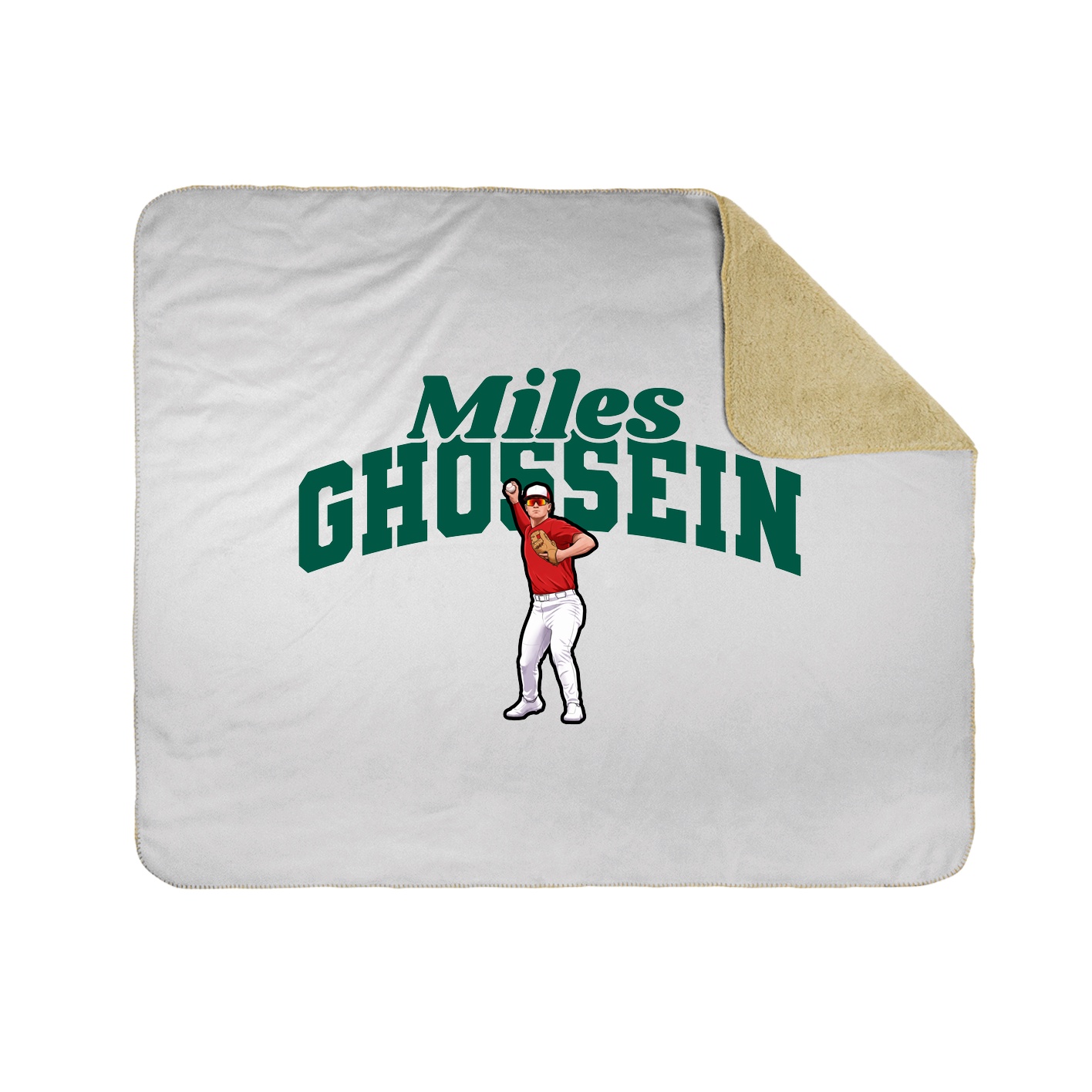 Throw Blanket — Signature Arch in White