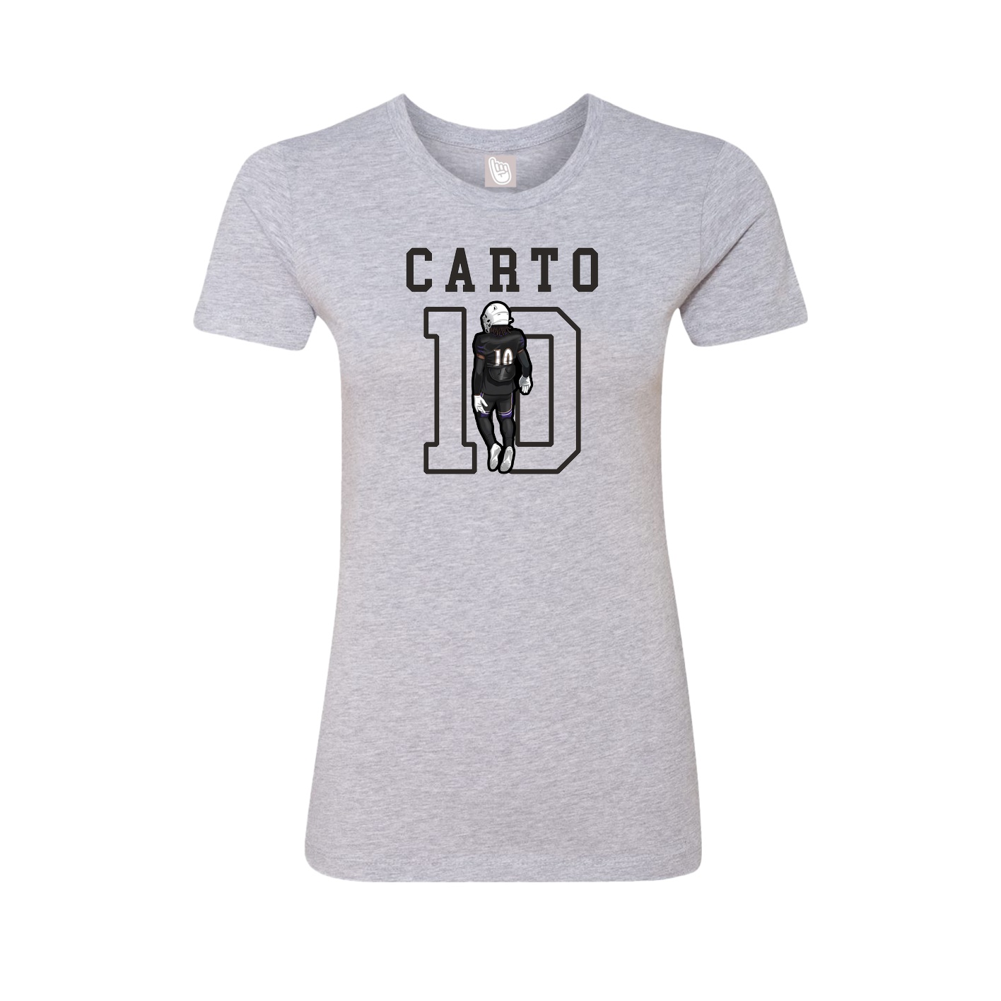 Fitted Women's Tee — Shirsey in Grey