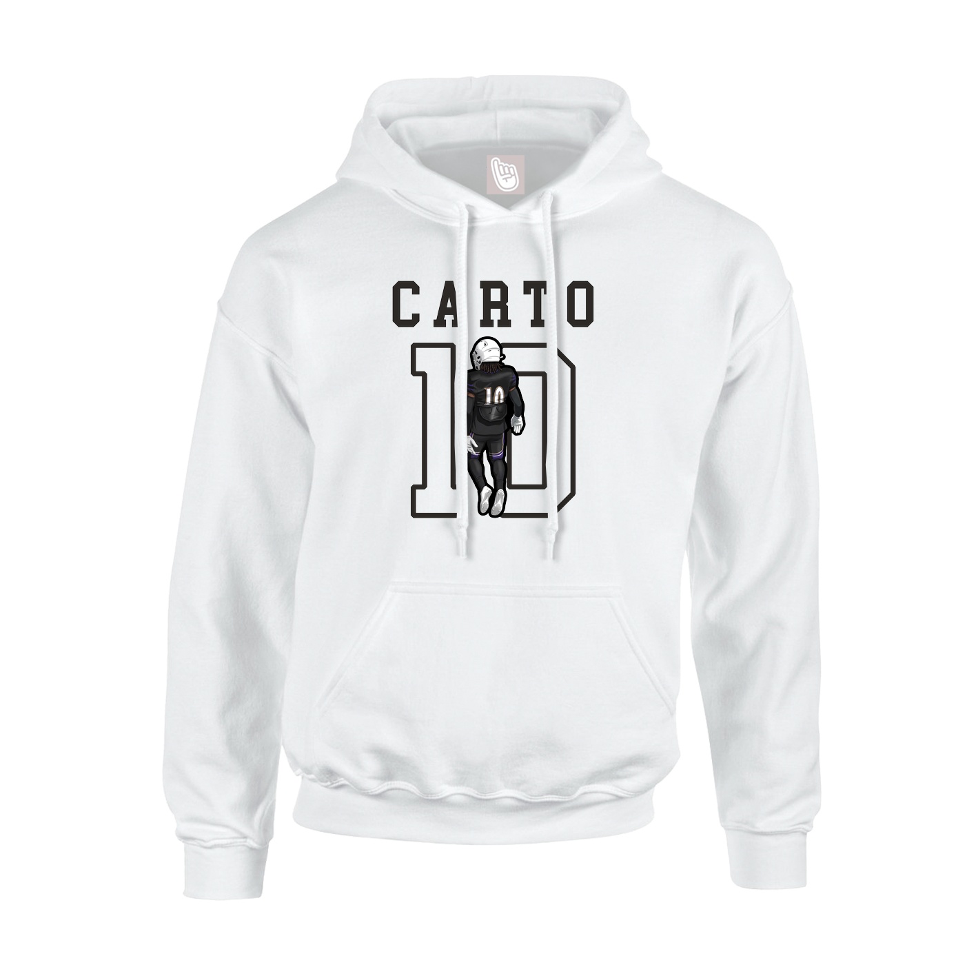 Youth Hoodie — Shirsey in White