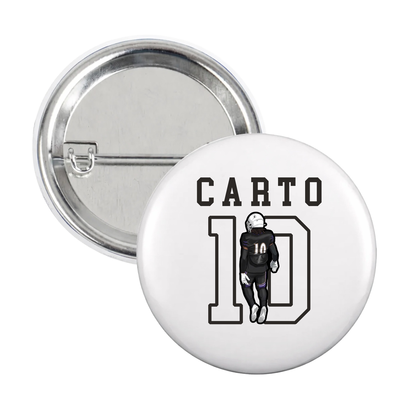Game Day Button — Shirsey in White