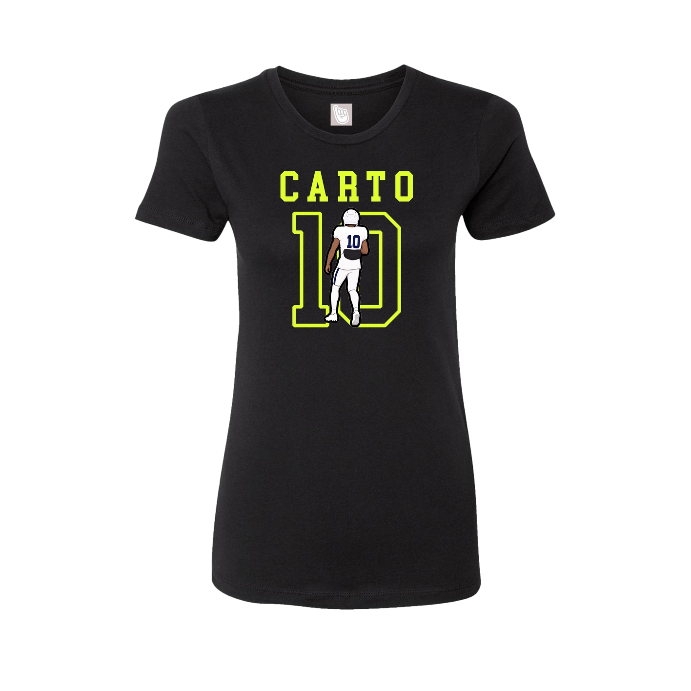 Fitted Women's Tee — Shirsey in Black