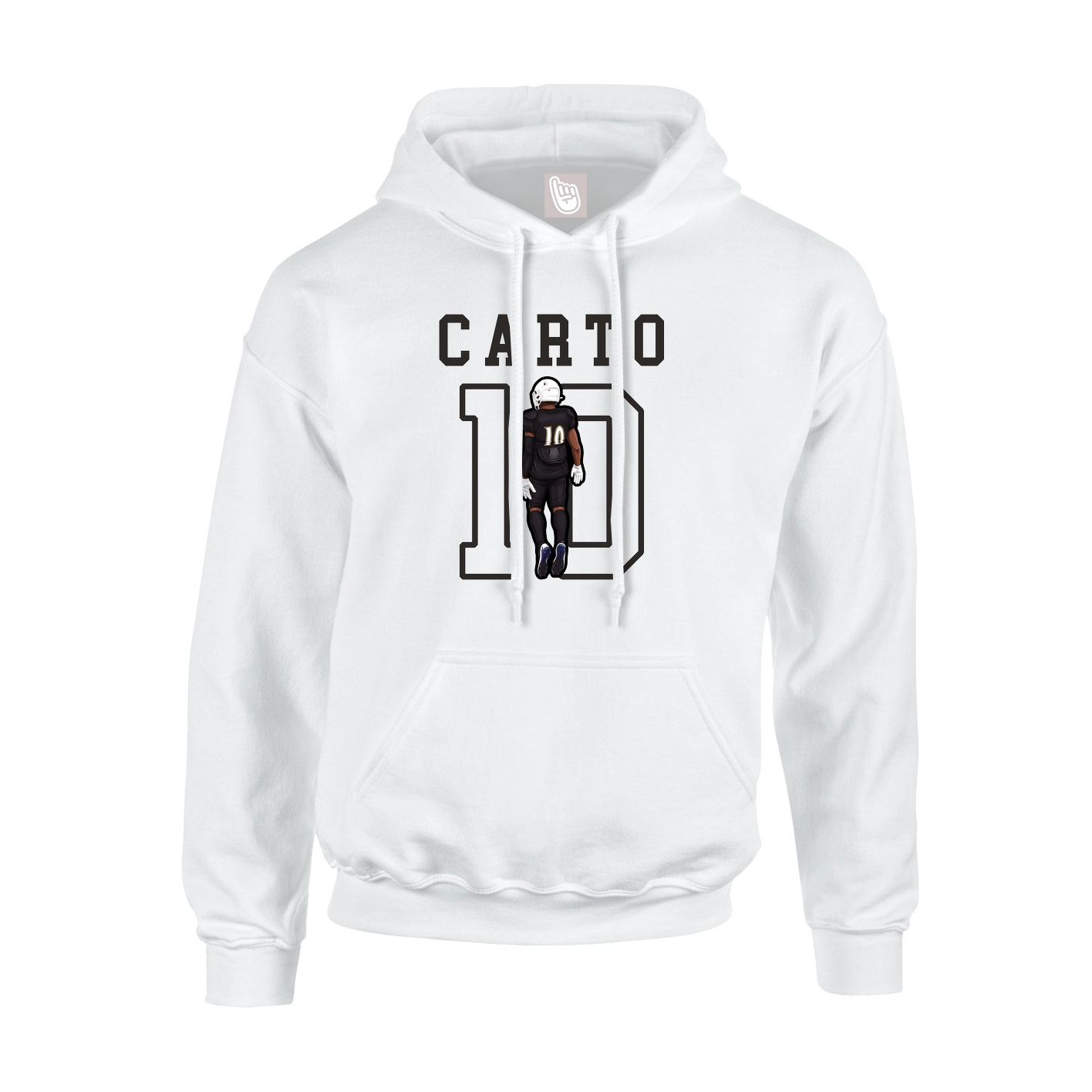 Hoodie — Shirsey in White