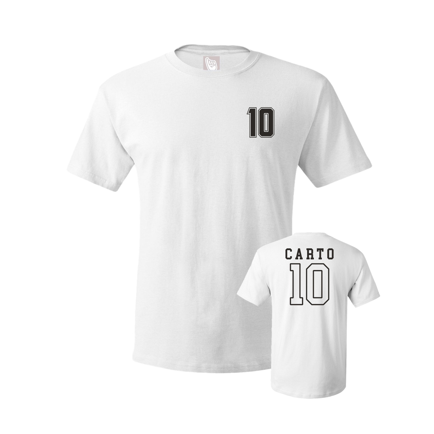Tee — Chest Back in White