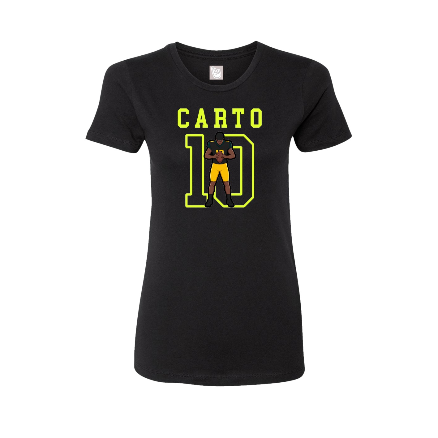 Fitted Women's Tee — Shirsey in Black