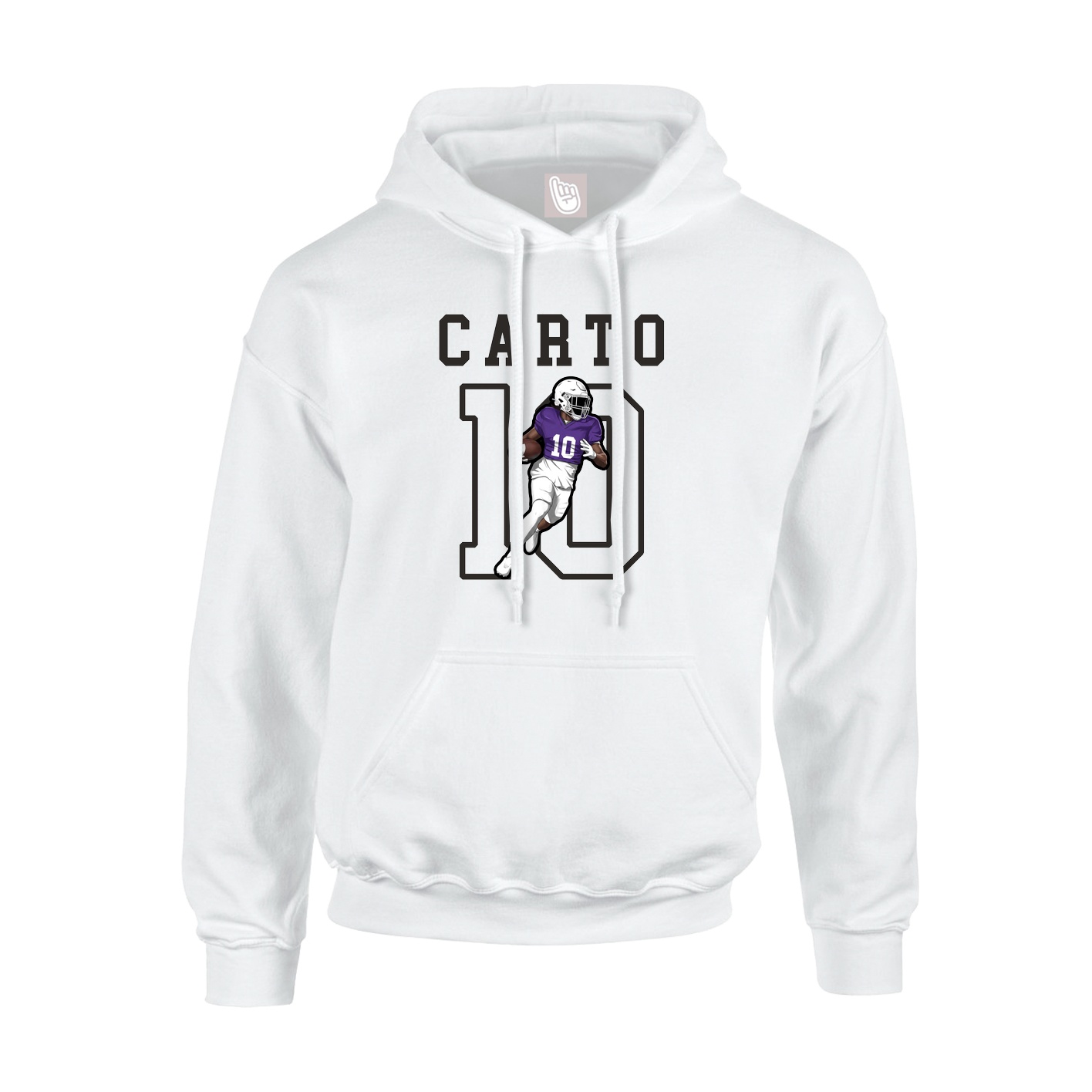 Hoodie — Shirsey in White