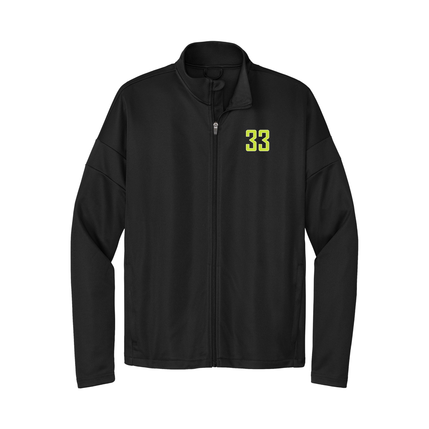 Team Travel Full-Zip Jacket — Front Shirsy in Black
