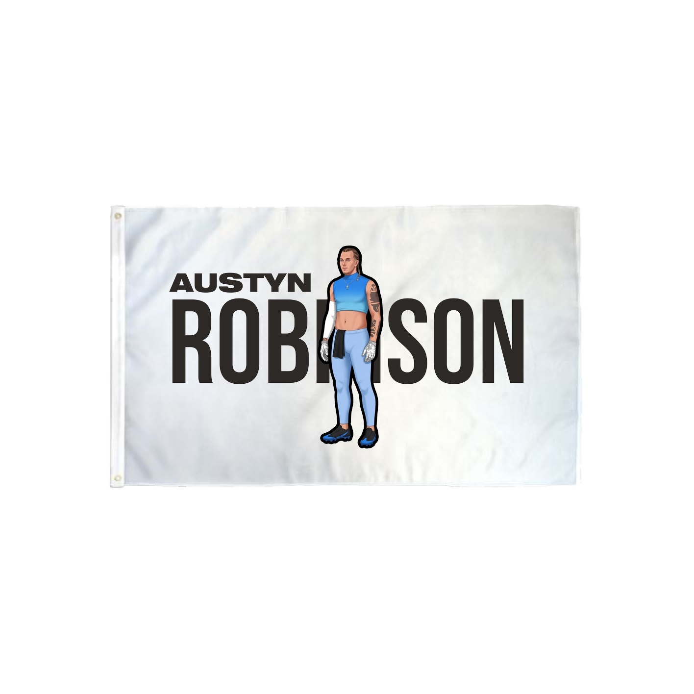 3x5 Flag — Player Name in Classic