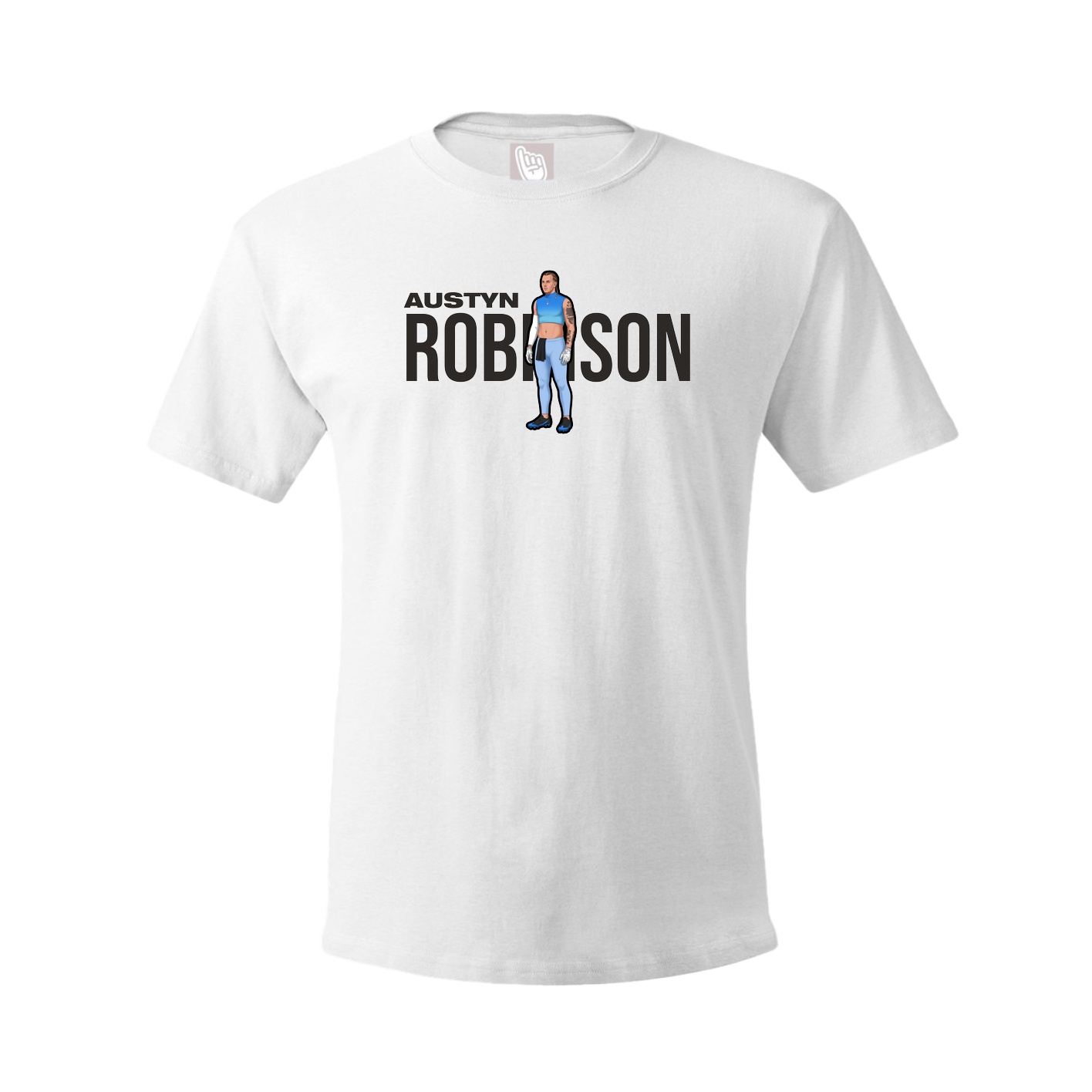 Youth Tee — Player Name in White
