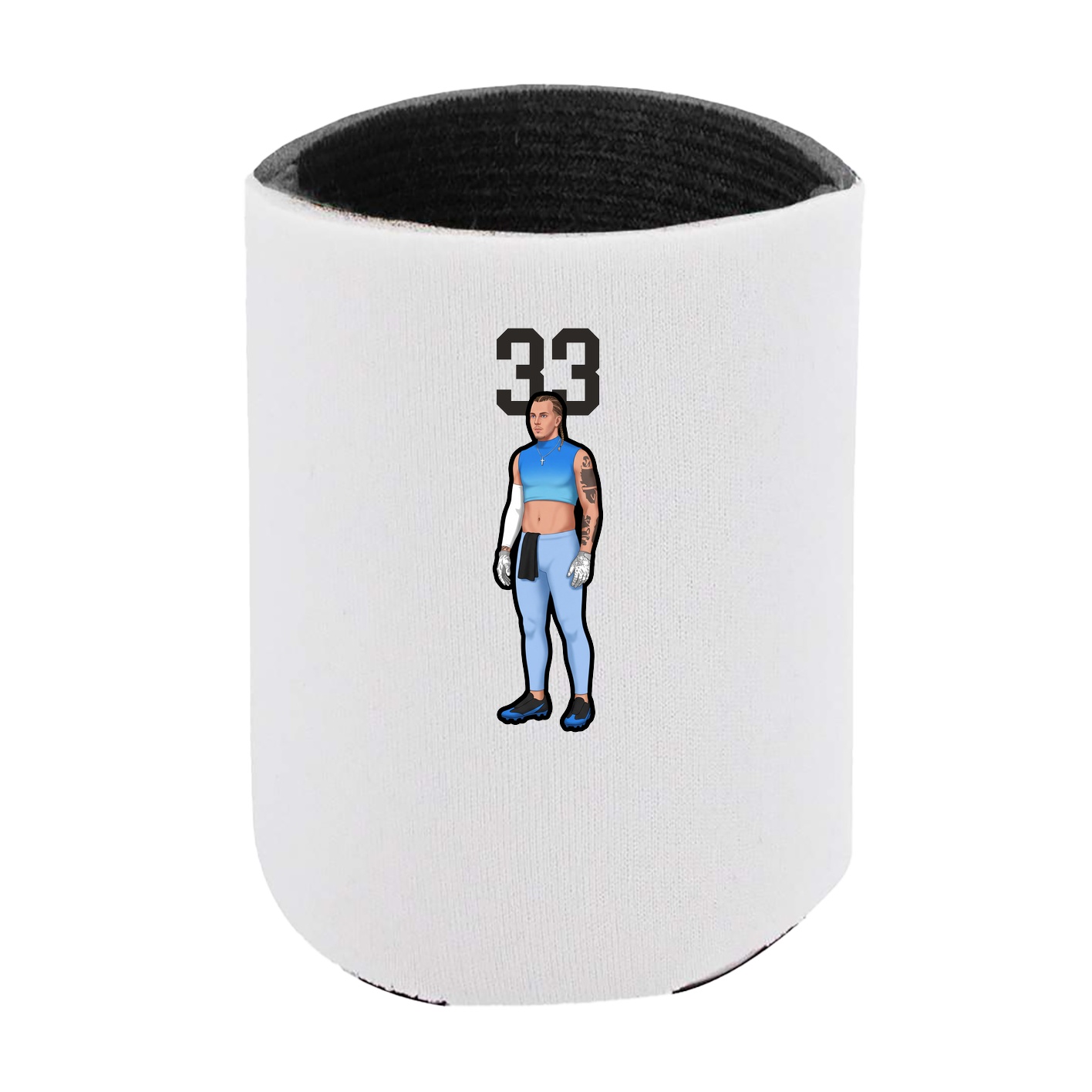 Can Holder — Number Top in White