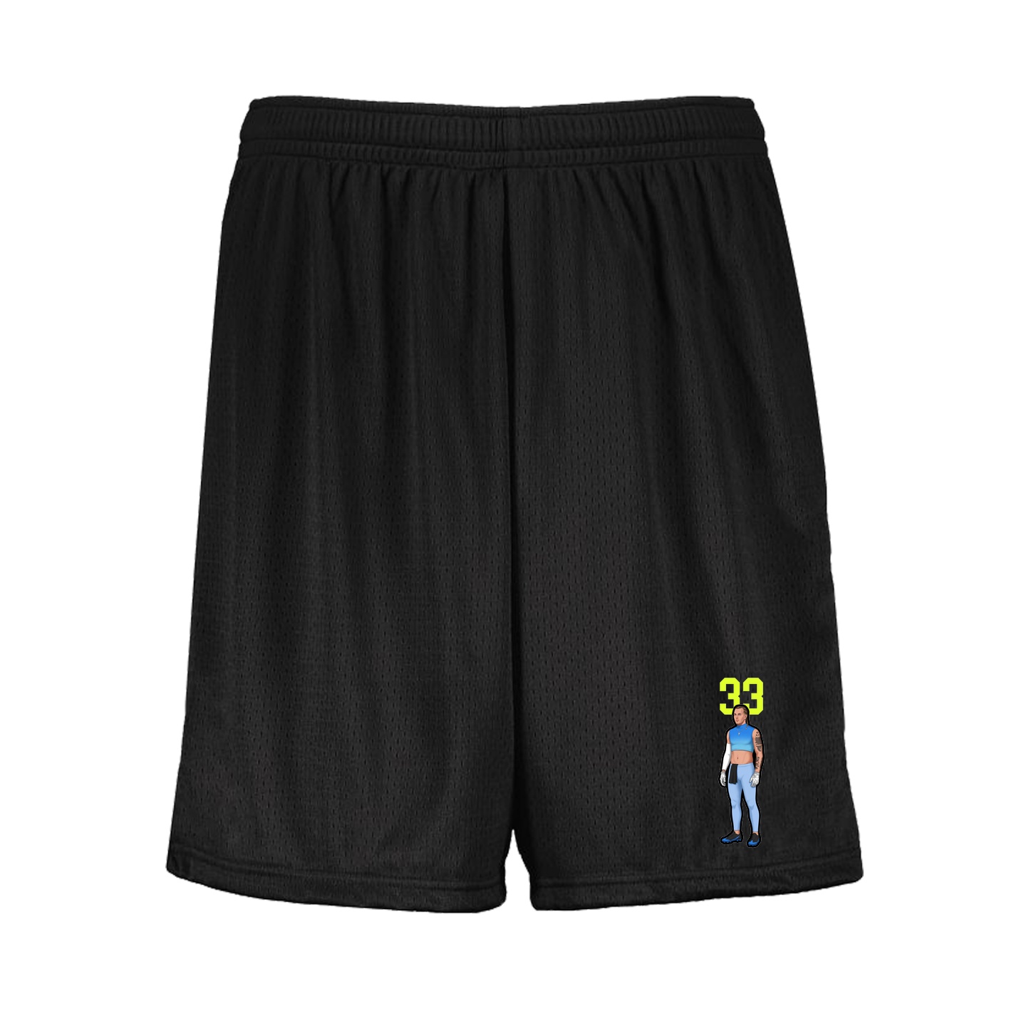 Shorts — Number Top in Black