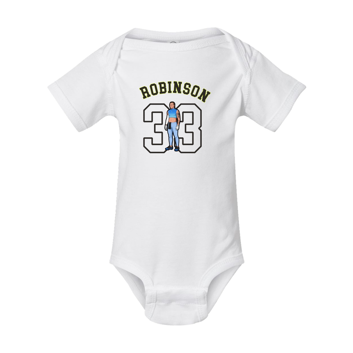 Baby Onesie — Shirsey Arch in White