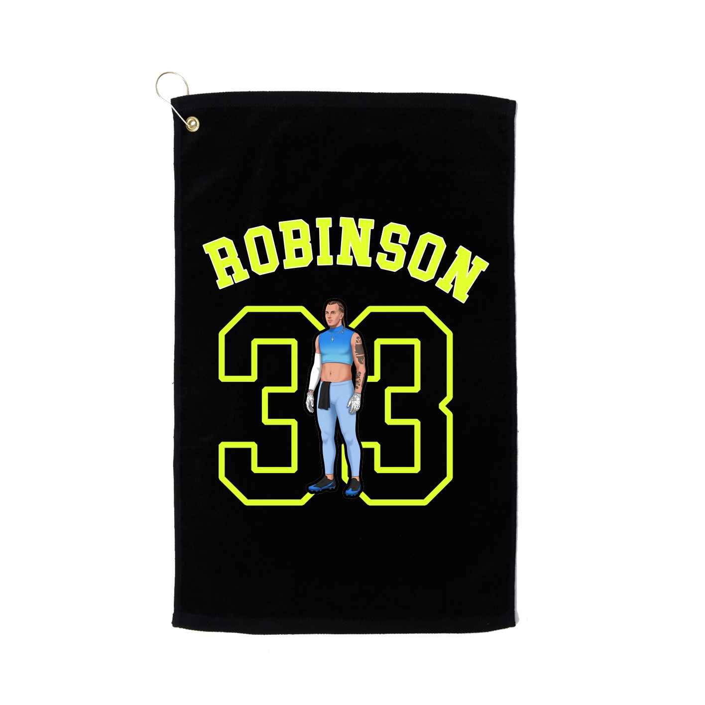Golf Towel — Shirsey Arch in Black