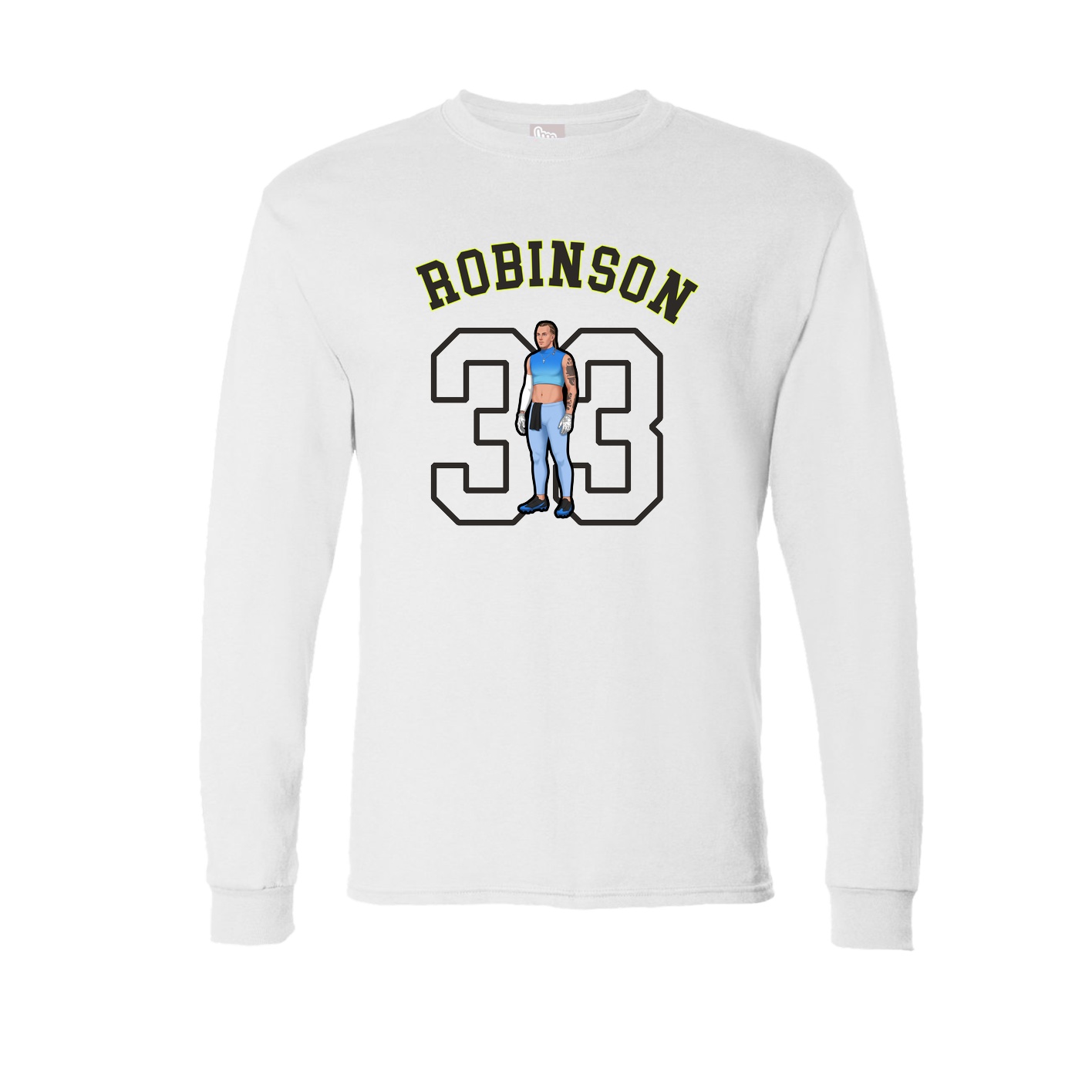 Long Sleeve Tee — Shirsey Arch in White