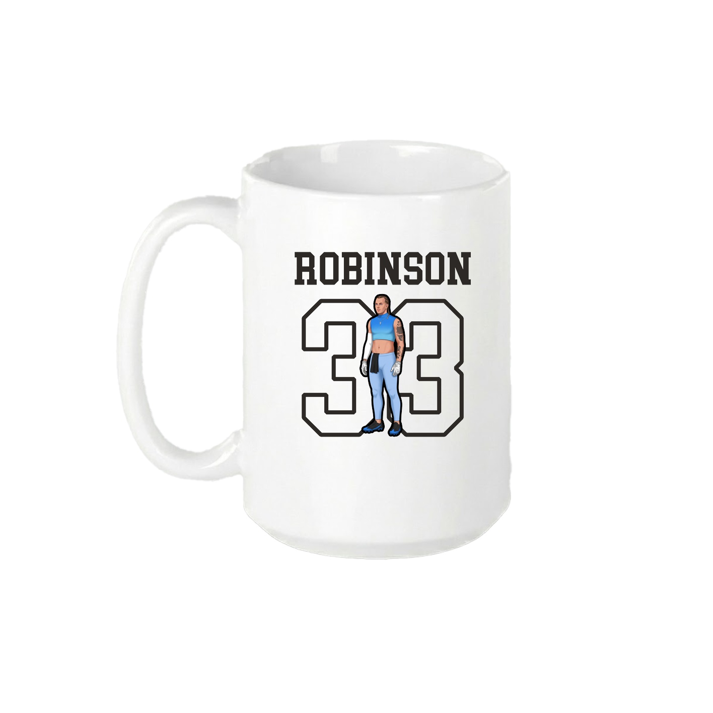 15oz Coffee Mug — Shirsey in White