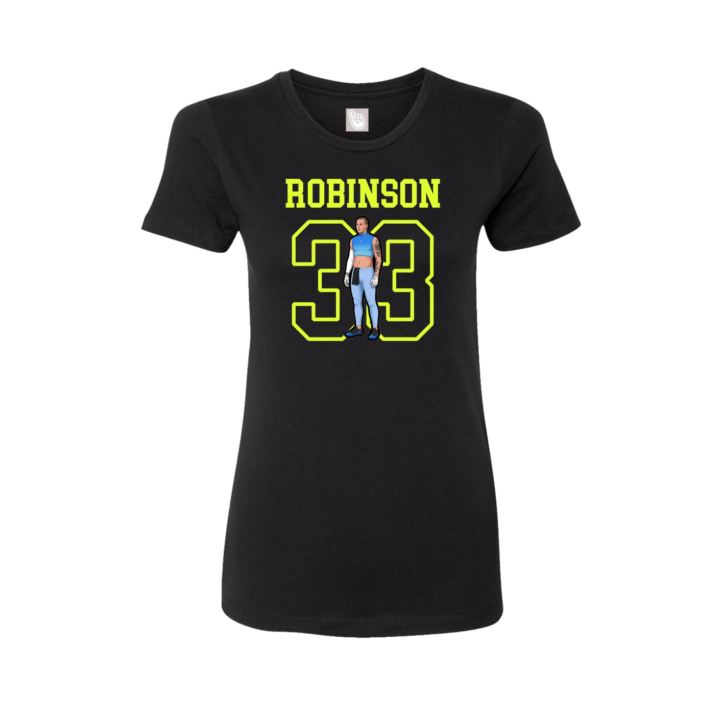 Fitted Women's Tee — Shirsey in Black