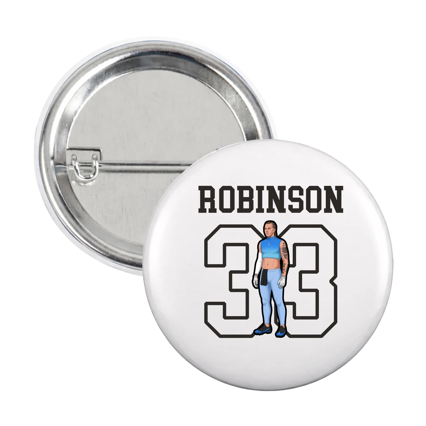 Game Day Button — Shirsey in White