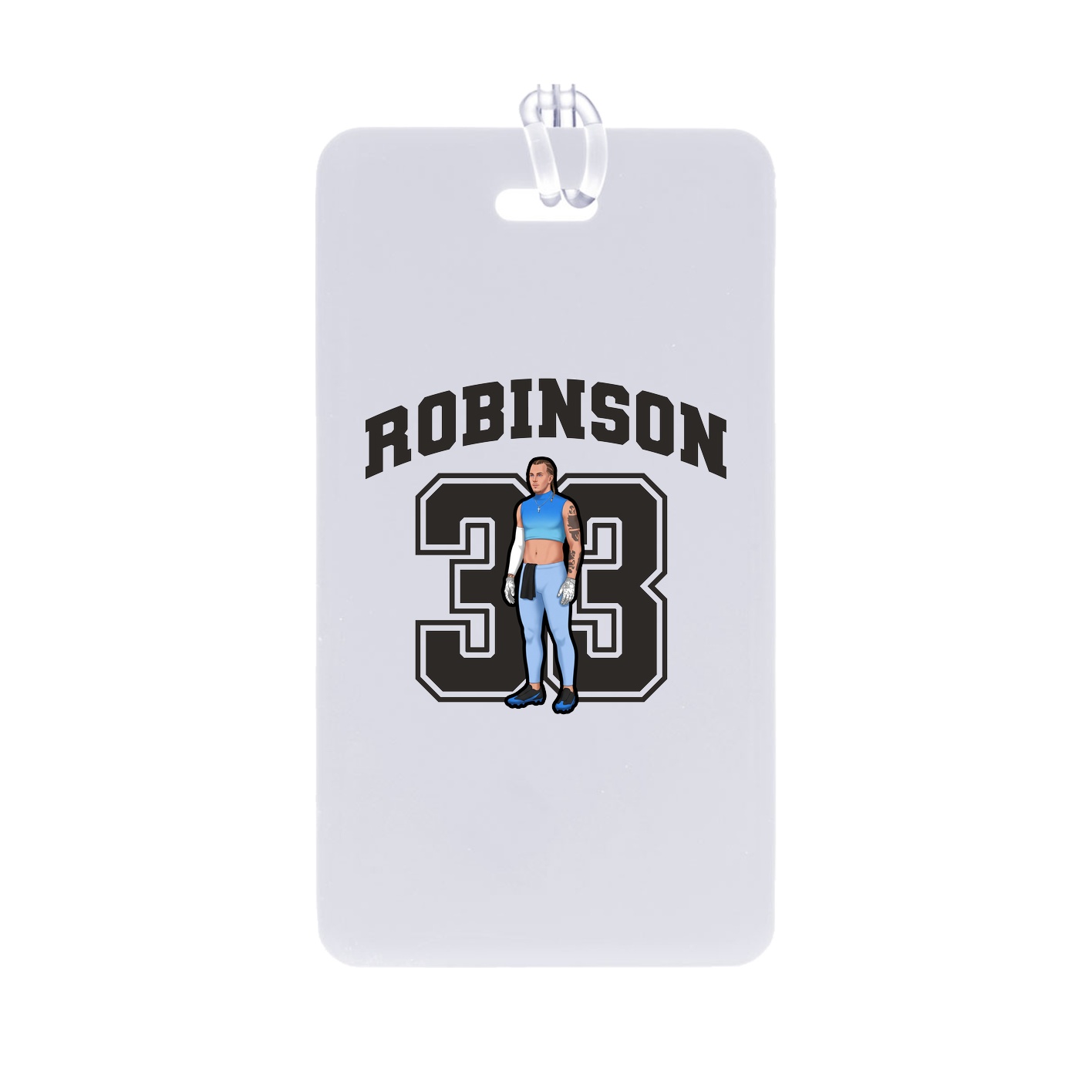 Bag Tag — Number in Classic