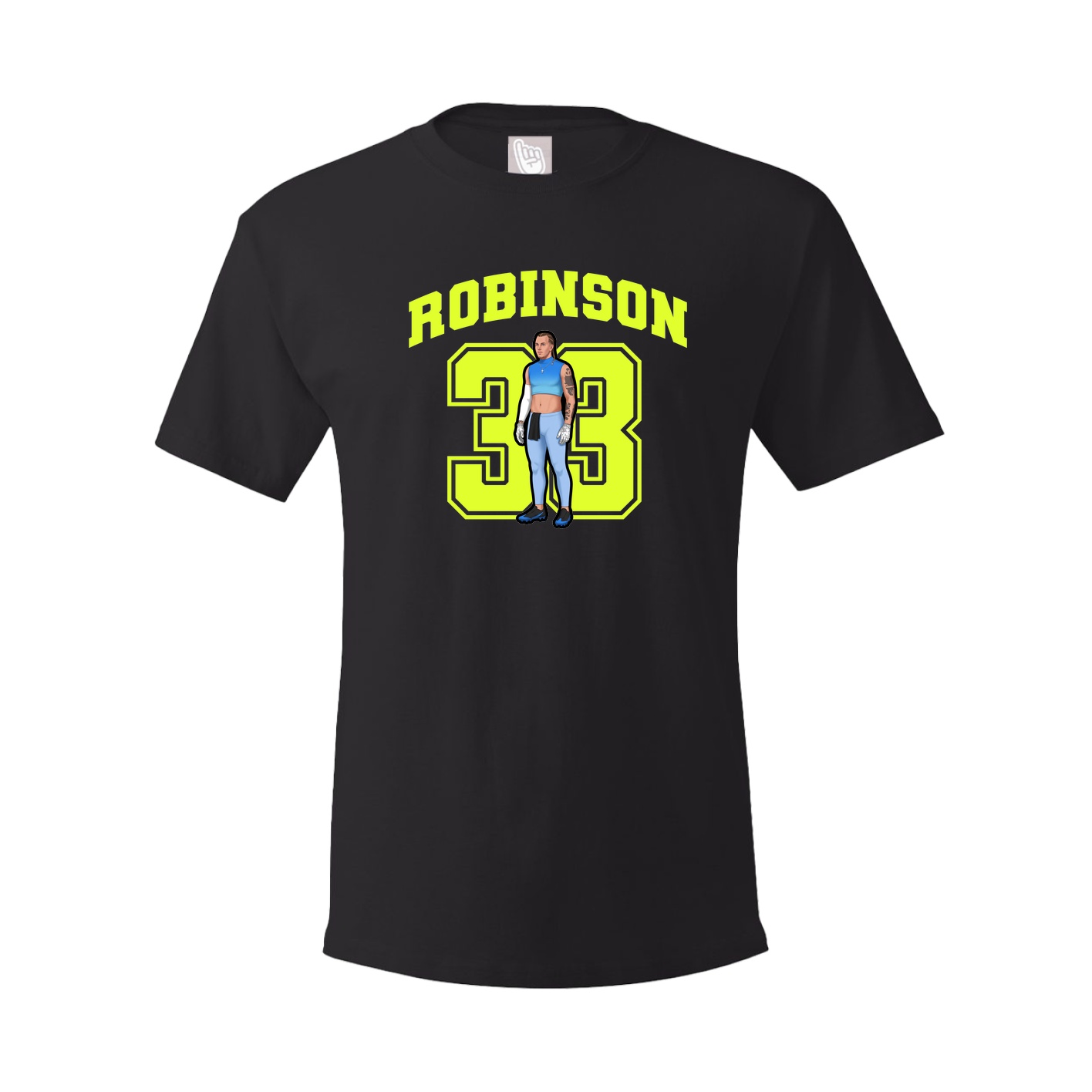 Youth Tee — Number in Black