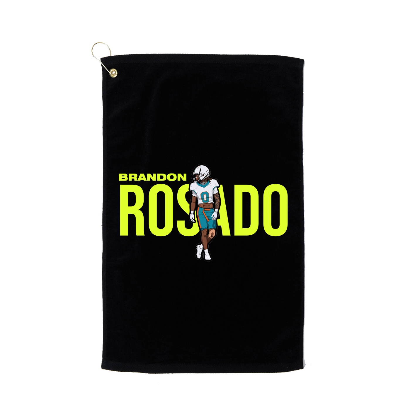 Golf Towel — Player Name in Black