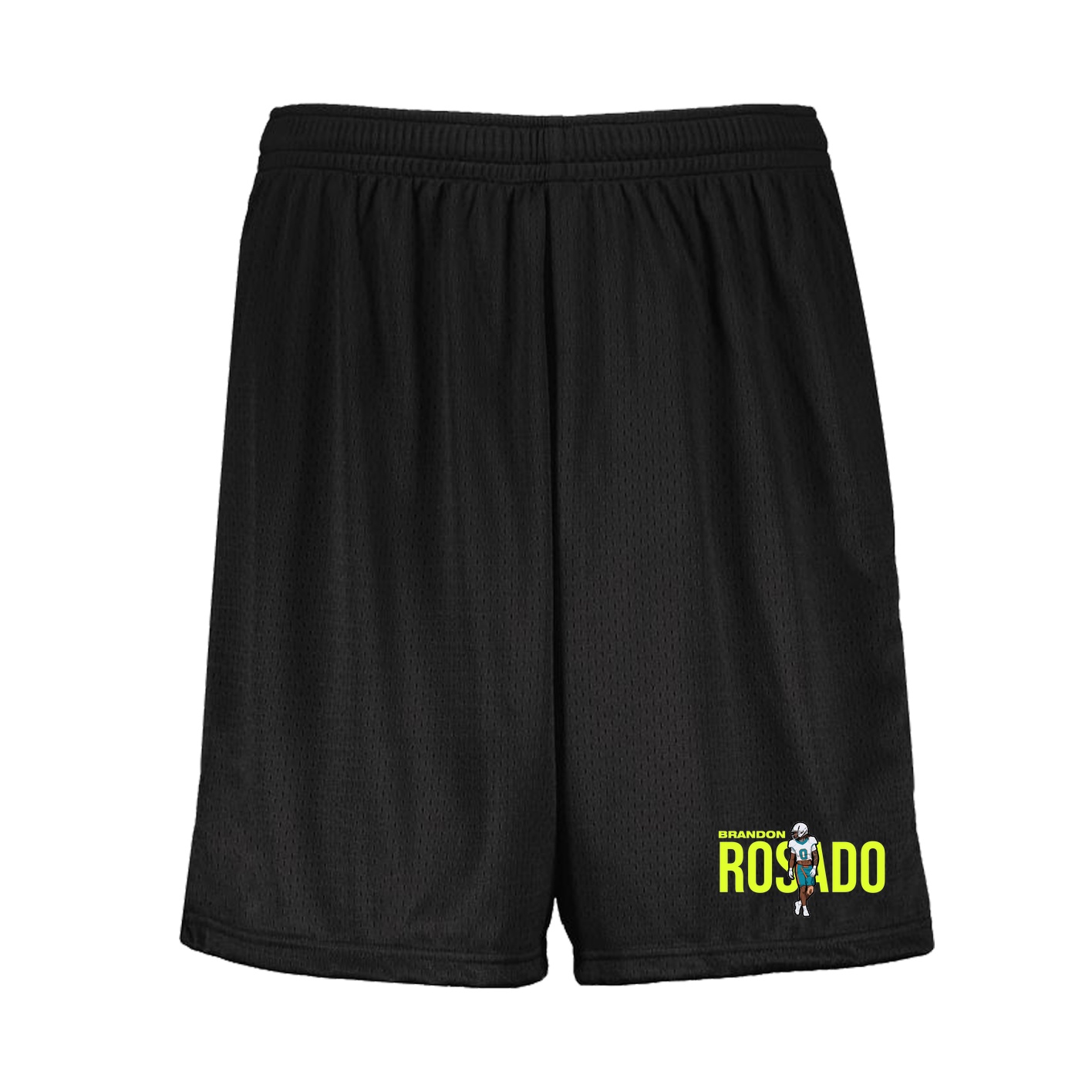 Shorts — Player Name in Black