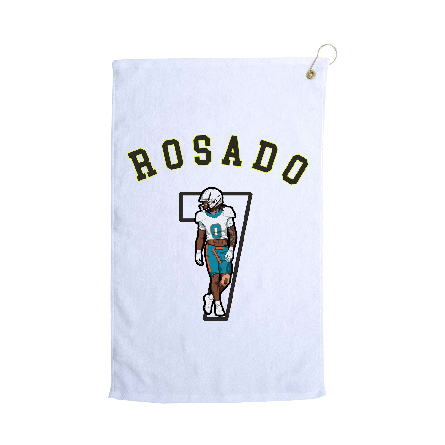 Golf Towel — Shirsey Arch in White