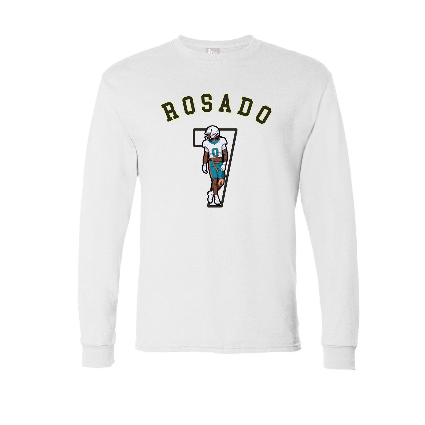 Long Sleeve Tee — Shirsey Arch in White